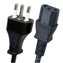 Switzerland power cord3 prong CEE7/7  power plug to IEC-60320-C15 ac extension kettle power cord